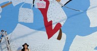 Massive Ronan mural evokes tribal culture, local scenery