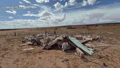 Tornado destroys Navajo Nation homes