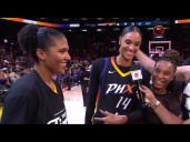 'We're ready for this moment!' - Alyssa Thomas & DeWanna Bonner react to advancing to WNBA Finals