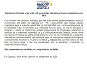 Plataforma Unitaria pidió a EEUU «garantizar permanencia de venezolanos con TPS»