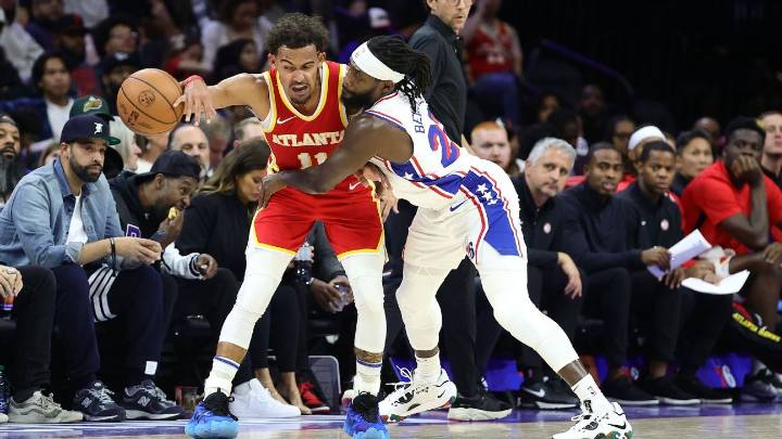 Trae Young, Patrick Beverley trade words over All