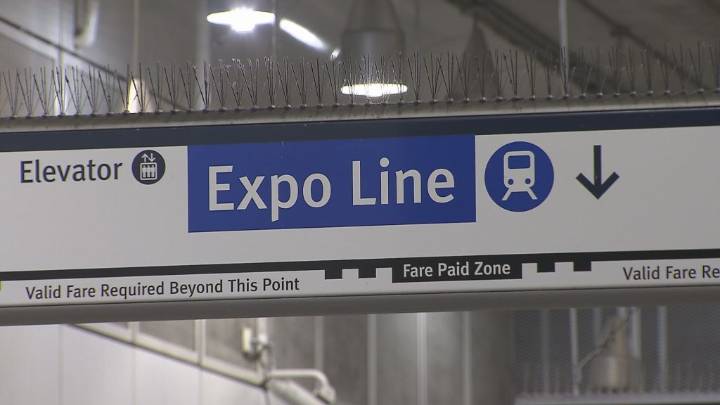 Track issue on Expo Line causing delays