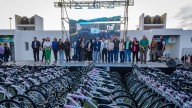 Fray en bici: se entregaron más de 200 bicicletas a niños y niñas