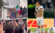 Jugadores de Once Caldas festejaron antes de tiempo: llegaron al estadio trepados al techo del bus, pero perdieron en penales
