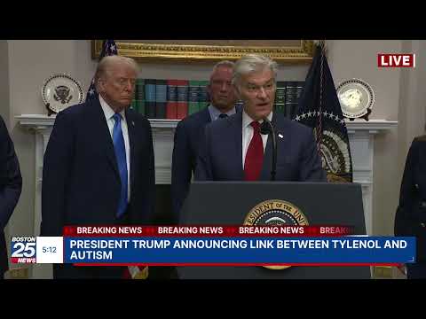 WATCH LIVE: President Trump announcing link between Tylenol and autism