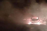 Se produjo un incendio accidental de un auto en Puiggari: hubo daños totales