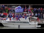 Buffalo Bills Boat Parade Floats on in Annual Spectacle