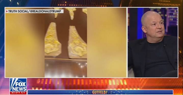 Fox News Panel Roasts Trump Over ‘Tacky’ Gold Oval Office Makeover