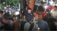 Someten a policías por lanzar gas lacrimógeno para evitar linchamiento de un sujeto en el KM 80 en Lázaro Cárdenas