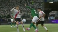 Así fue la jugada que derivó en el penal para Palmeiras y que la transmisión no repitió