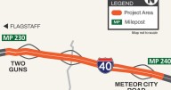 ADOT scheduled to begin Interstate 40 pavement improvement east of Flagstaff Sept. 24