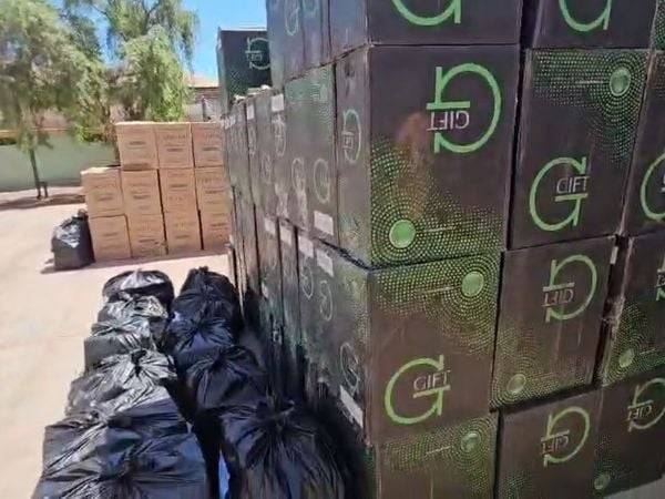 Decomisan millonario contrabando de cigarrillos