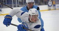 Dalibor Dvorsky displays growth during Blues' preseason loss to Blackhawks