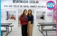 Mara Lezama entrega desayunador renovado en secundaria de Cancún: “Sembramos bienestar y futuro”