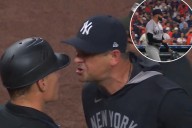 Yankees' Aaron Boone, Devin Williams ejected in bizarre scene