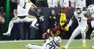Jayden Daniels has knee injury, status vs. Raiders unknown