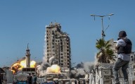 Israel destruye un edificio de gran altura en ciudad de Gaza