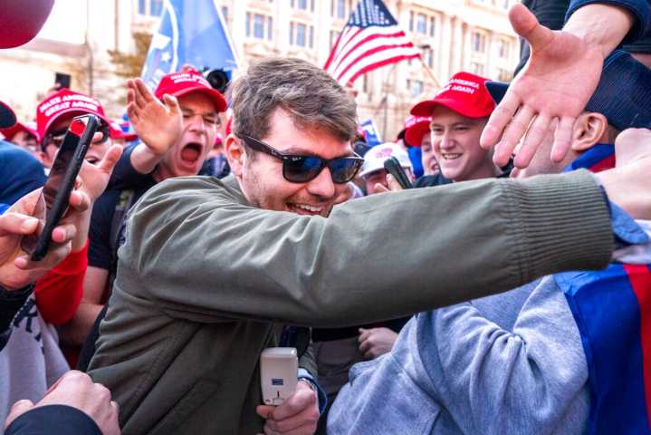 Nick Fuentes claims he is 'being framed for the murder of Charlie Kirk' in late