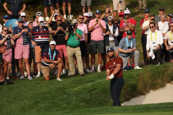 Golf-Rahm’s Ryder Cup magic show leaves Bethpage spellbound