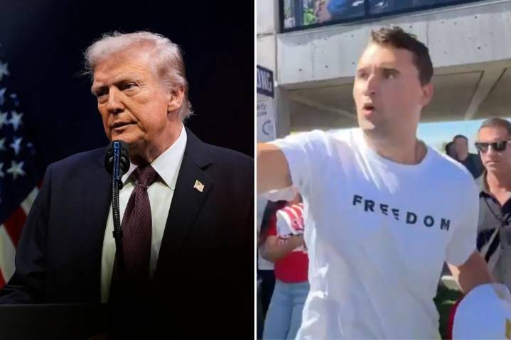 Trump reacts after conservative activist Charlie Kirk shot at UVU event