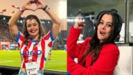 Ahora como periodista deportiva: Larissa Riquelme, 'La novia del Mundial', se luce en partido entre Perú y Paraguay
