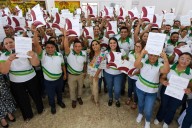 Otorga Mara Lezama certeza laboral a 237 docentes de Telebachilleratos Comunitarios
