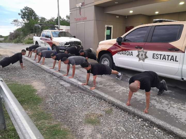 Guardia Estatal de Apoyo Carretero participa en Programa de Acondicionamiento Físico
