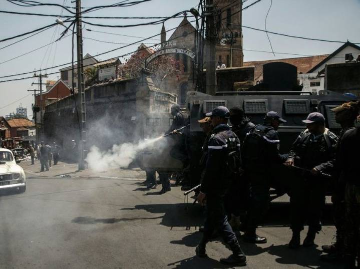 Madagascar capital deserted after violent protests