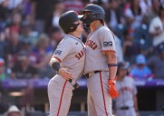 SF Giants continue rolling by blasting Rockies, move back to .500
