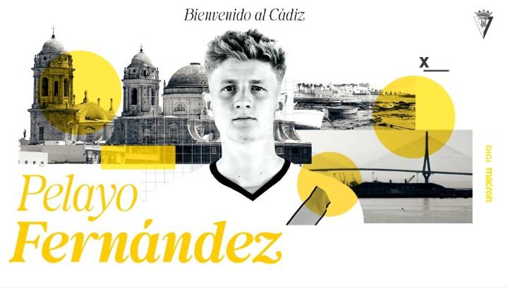 Pelayo, nuevo central del Cádiz CF
