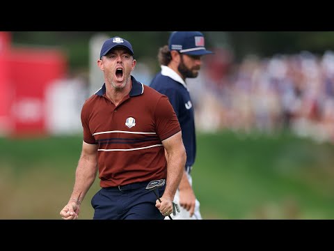 Rory McIlroy Sinks Putt, Unleashes on Rowdy Ryder Cup Fans