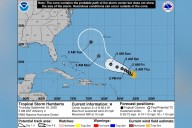 Tropical Storm Humberto path update, tracker as two hurri...