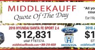 MIDDLEKAUFF AUTO GROUP * 