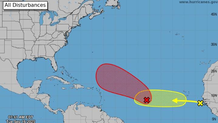 Tropical depression or Tropical Storm Gabrielle likely this week