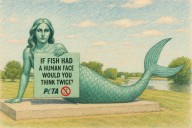 PETA casts line at Lake of the Woods fishing culture with mermaid statue request