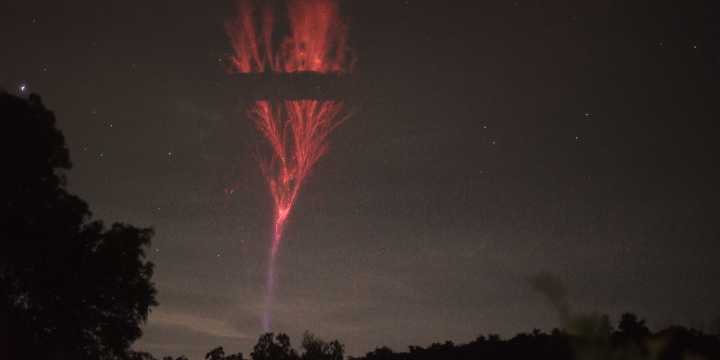 VIDEO: Rare gigantic jet illuminates sky during Puerto Rico thunderstorms