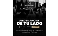 -“Jueces ahora de tu lado”, oferta para malandros