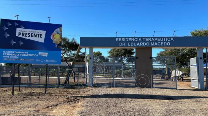 El gobernador Insfrán habilitará la obra de ampliación y refacción de una residencia terapéutica en Tatané