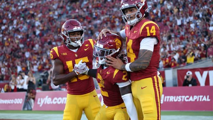 USC routs Georgia Southern 59-20 in former coach Clay Helton's return to the Coliseum