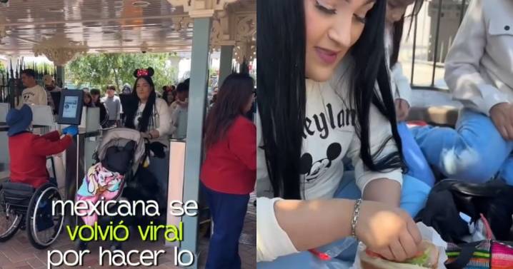 Familia causa polémica en Disneylandia al preparar tortas para comer dentro del parque y se vuelve viral