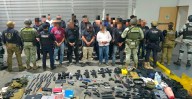Confirma SSP detención de 38 personas de "La Luz del Mundo" con armas y equipo táctico en Vista Hermosa, Michoacán