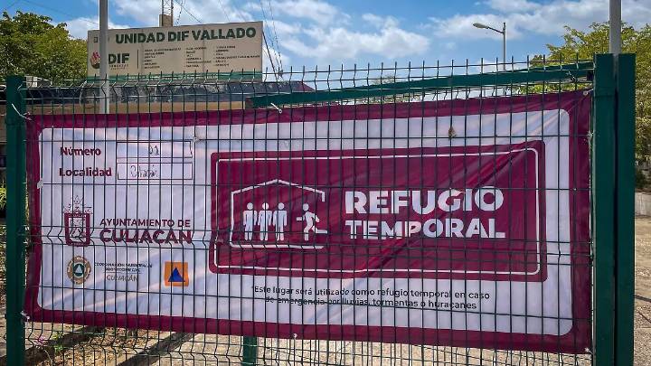 Protección Civil reporta seis refugios activos en el norte de Sinaloa tras lluvias de Lorena