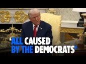 Trump BLAMES Possible Shutdown On Democrats