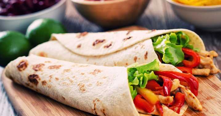 Fajitas de pollo, una opción rápida y deliciosa