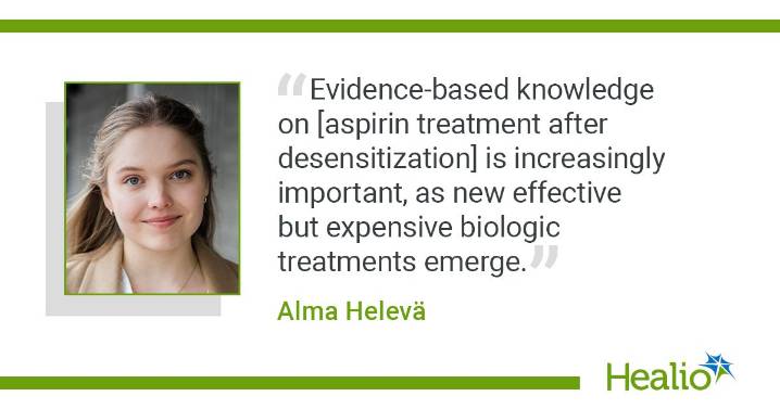 Aspirin after desensitization ‘may not be effective’