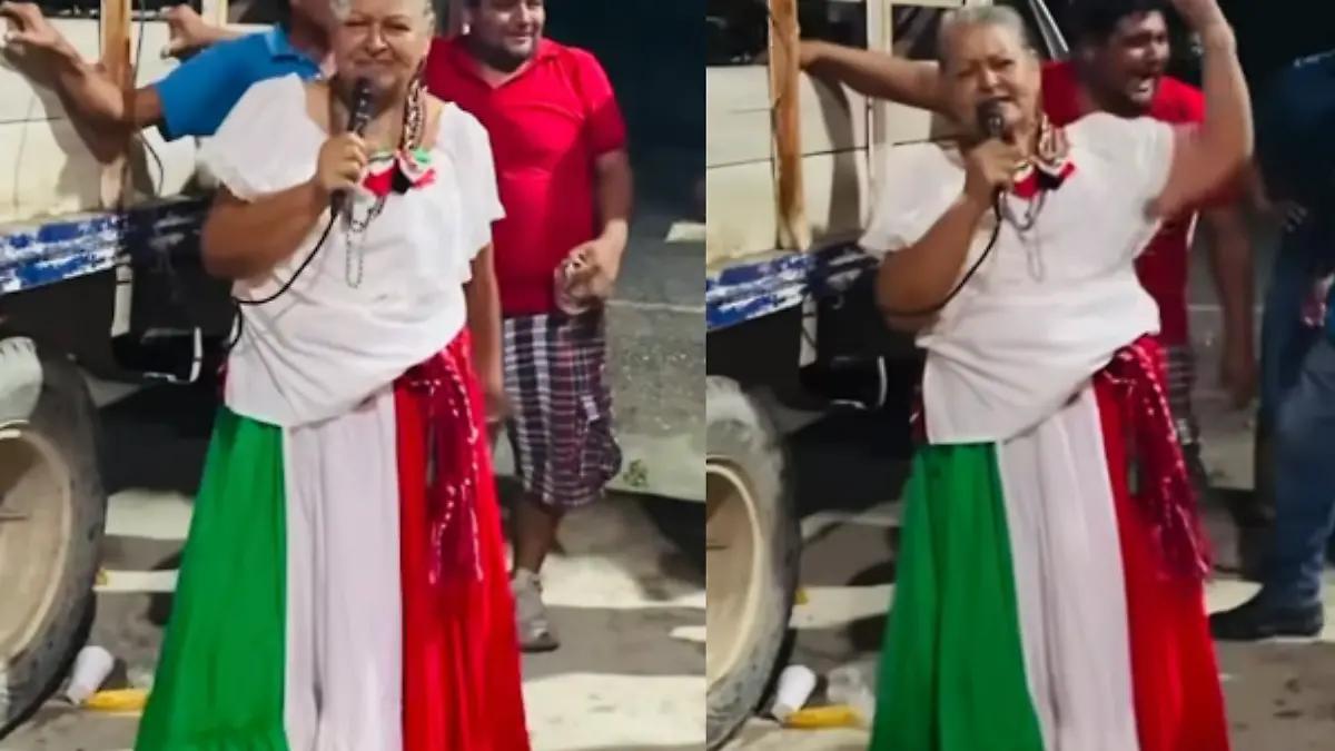 Dan el “grito” de Independencia en Jaumave, Tamaulipas: también pidieron por los Niños Héroes y el Papa