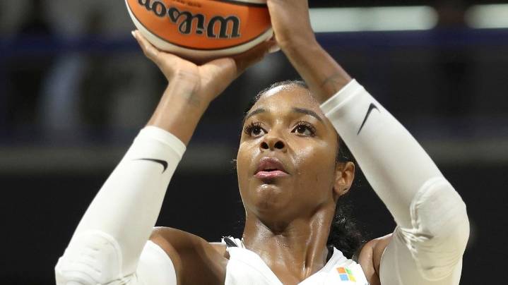 Cheyenne Parker-Tyus aims for quick return to Aces after giving birth