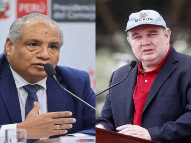 Ministro Sandoval participará en reunión convocada por alcalde López Aliaga sobre tren Lima