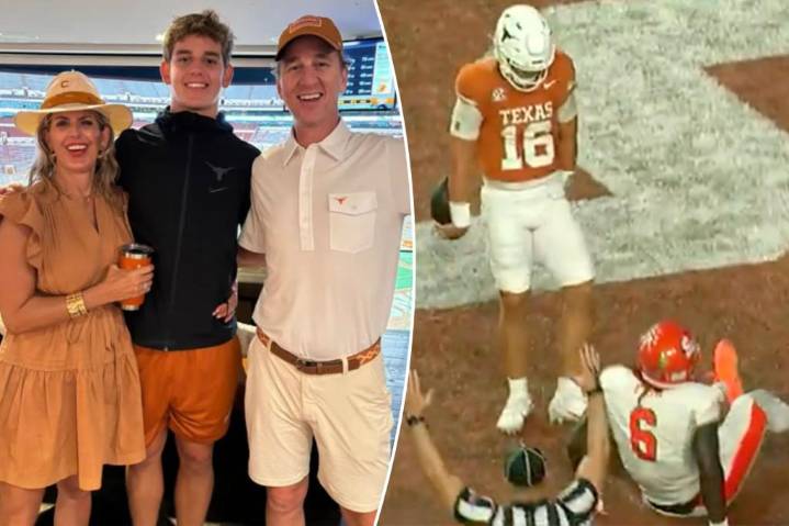 Why Arch Manning's mom was 'pretty mad' at son after Texas win