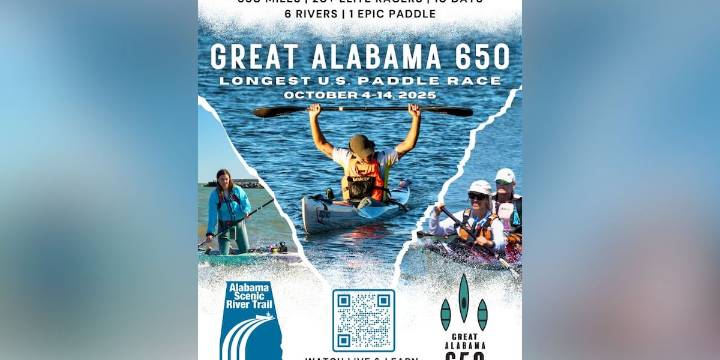 Great Alabama 650 endurance paddler competition gets underway in October
